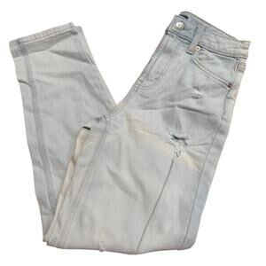 Wild Fable Women's Light Wash High Rise Distressed Mom Jeans - Size 0 - NWT